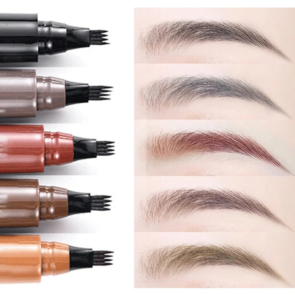 5 Colors Eyebrow Pen Waterproof