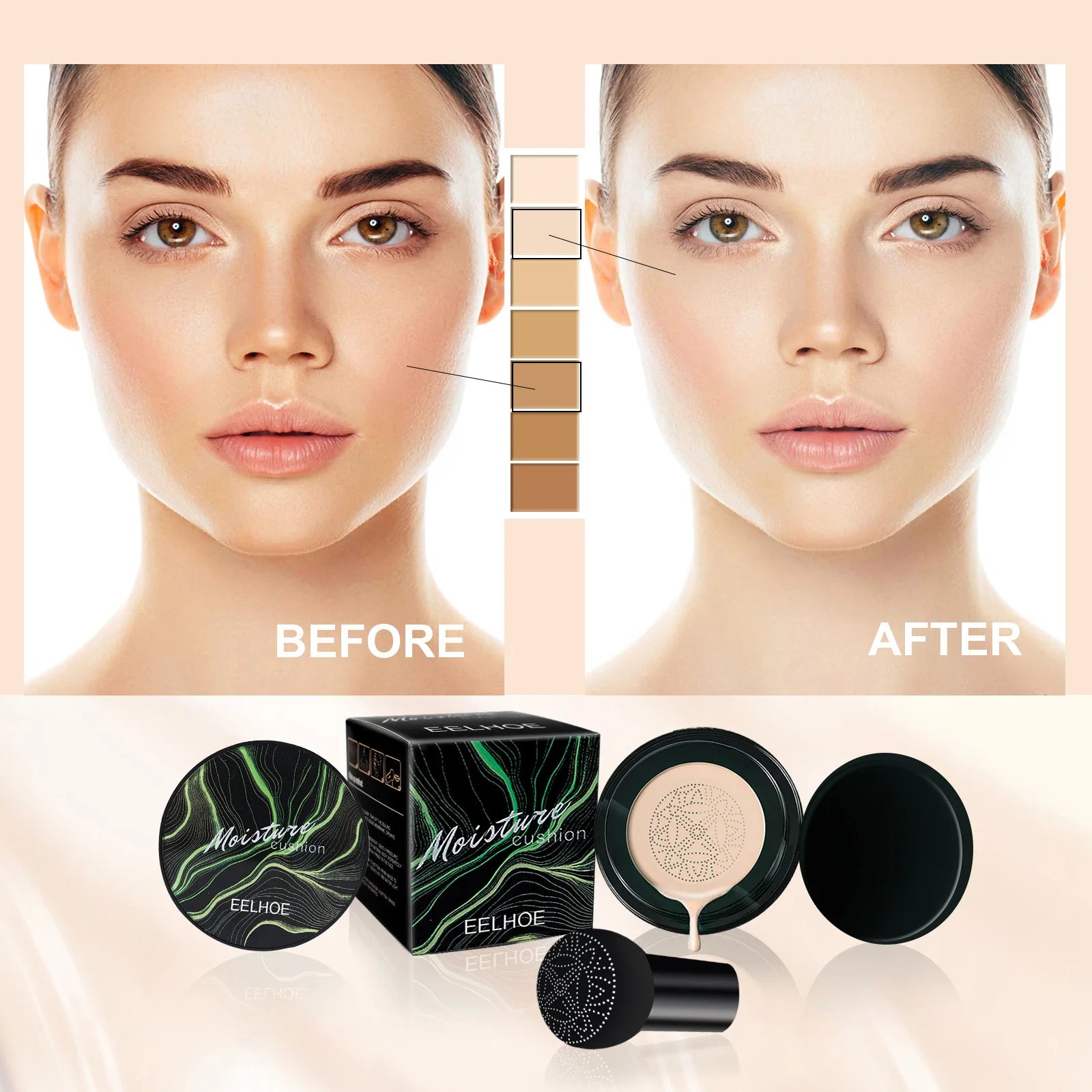 Oil Control Moisturizing BB Cream Cushion