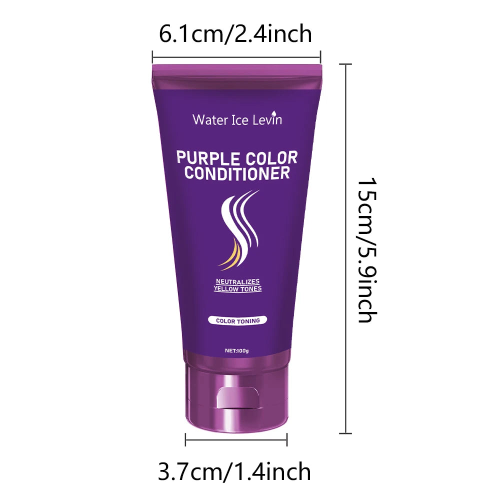 Purple Keratin Hair Mask for Dry Frizzy Hair