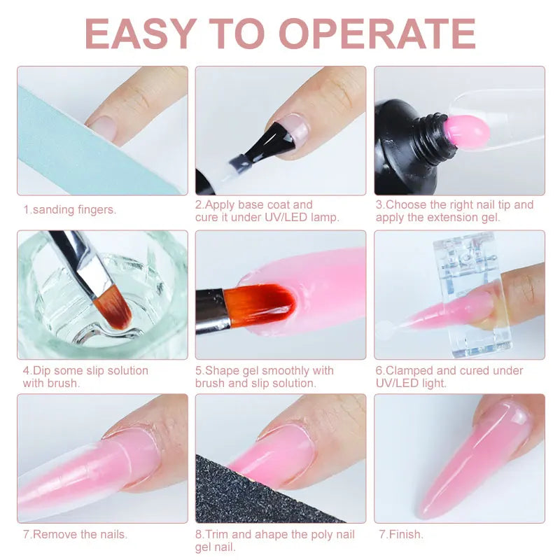 Poly Nail Gel Set