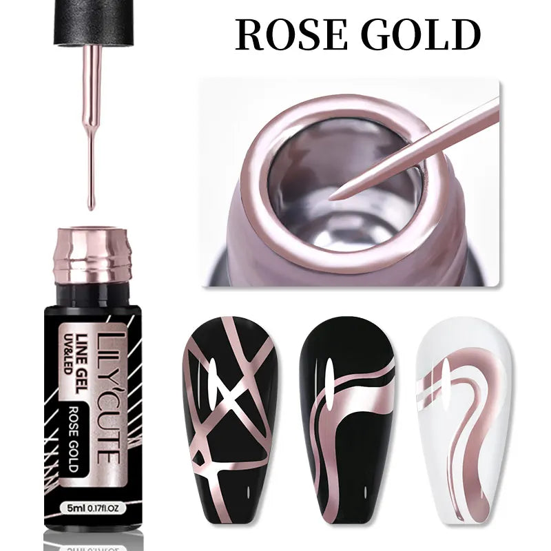 Glitter Gel Liner Nail Polish