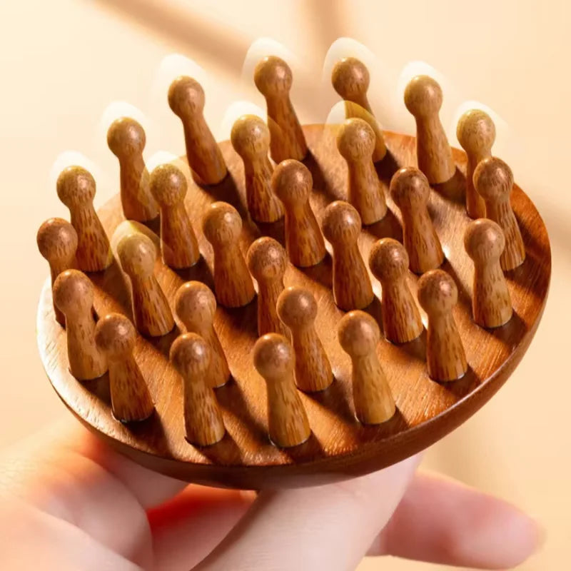 Wooden Anti-Static Massage Comb