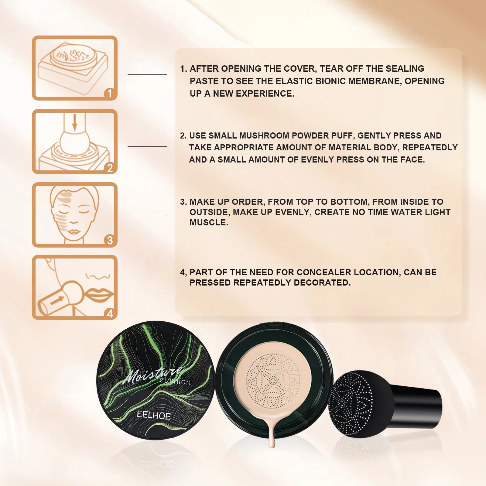 Oil Control Moisturizing BB Cream Cushion