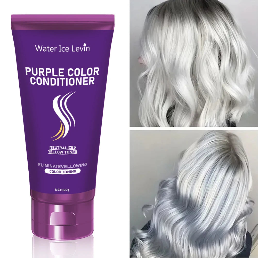 Purple Keratin Hair Mask for Dry Frizzy Hair